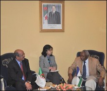 Algérie-Lesotho: Messahel s&rsquo;entretient avec Motlohela Phooko