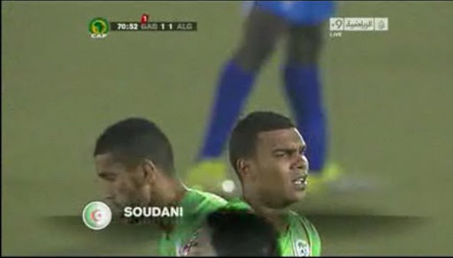 But de Soudani contre le Gabon – Algérie 1 – 1 Gabon