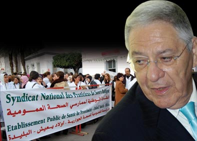 Grève illimitée des paramédicaux,Le faux bond de Ould Abbès