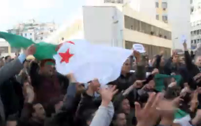 La marche non-autorisée à Alger ..