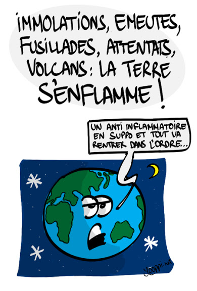 La terre s’enflamme !