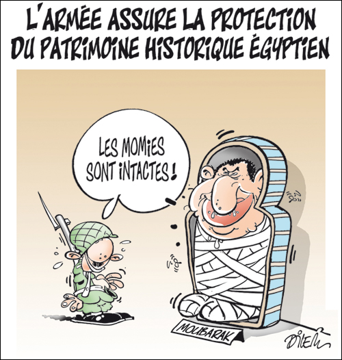L&rsquo;armée assure la protection du patrimoine historique égyptien
