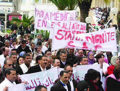 Marche des médecins contre la nouvelle loi