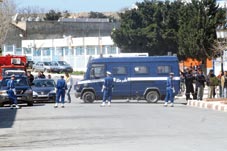 Marche non autorisée d’aujourd’hui,Alger quadrillée