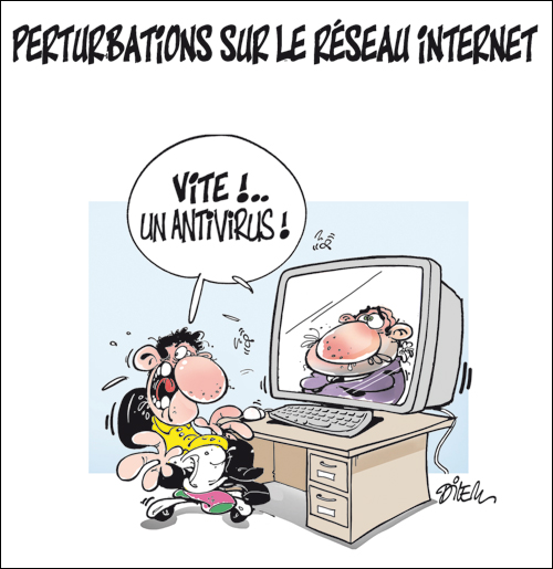 Perturbation sur les réseau internet