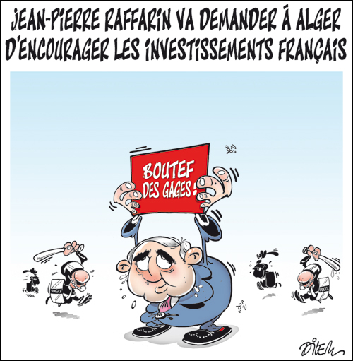 Raffarin va demander à Alger d&rsquo;encourager les investissements Français