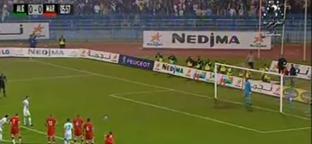 But de Yebda penalty contre le Maroc 27-03-2011