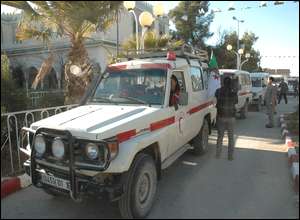 Caravane algérienne de solidarité en route vers la frontière tuniso-libyenne