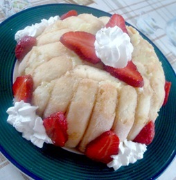 Charlotte aux peches bourbon