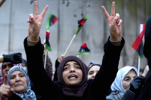 La révolution libyenne à son 18e jour,La bataille des positions