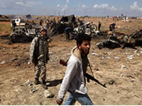 Les frappes de la coalition , Une opération sans commandement unifié