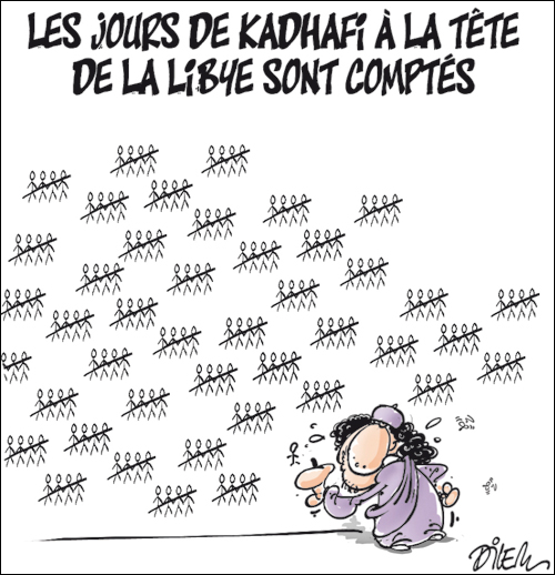 Les jours de Kadhafi à la tête de la Libye sont comptés