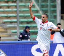 Même s’il n’a pu empêcher la défaite de son équipe,Ghezzal marque