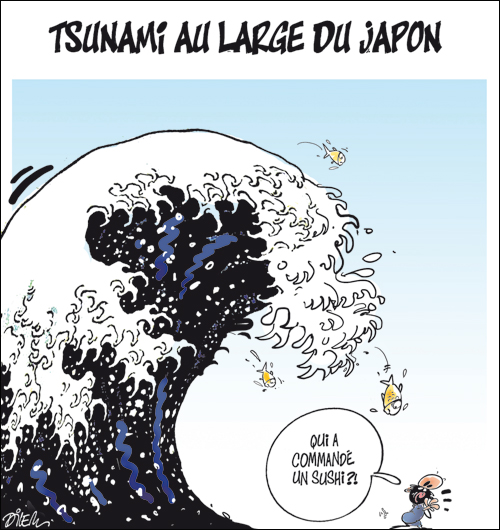 Tsunami au large du Japon