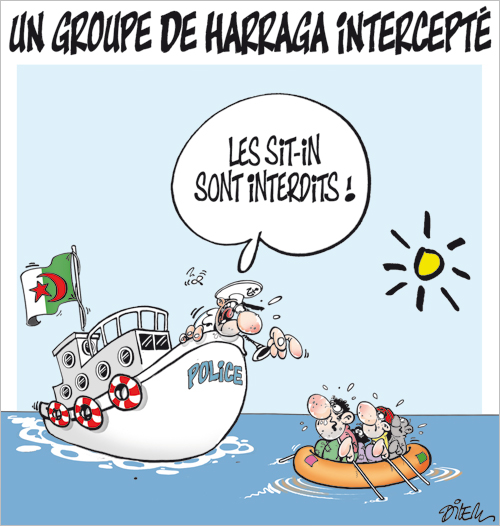 Un groupe de harraga intercepté