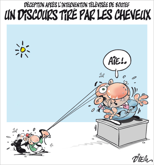 Déception après l&rsquo;intervention télévisée de Bouteflika