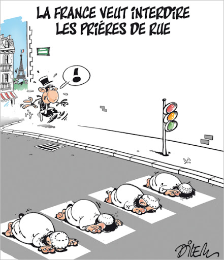 La France veut interdire les prières de rue