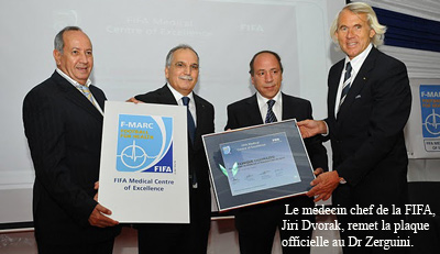 Le centre médical de la FIFA à Alger,inauguré Un Aspetar pour l’Algérie