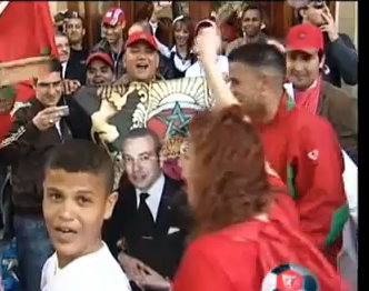 Les supporters marocains en Algerie