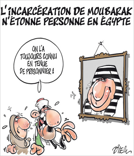 L&rsquo;incarcération de Moubarak n&rsquo;étonne personne en égypte