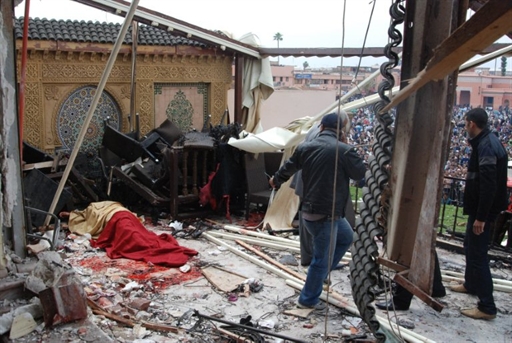 Maroc : le ministère de l’Intérieur confirme que l’explosion survenue à Marrakech est un attentat