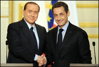 Pour le PS français  «Sarkozy et Berlusconi sont la honte de l’Europe»