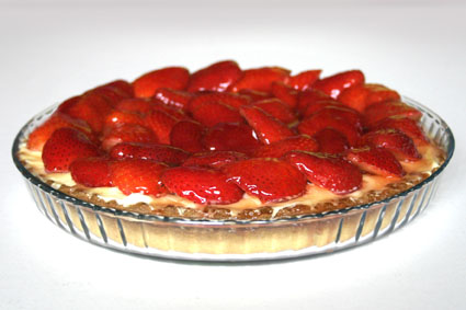 Tarte aux fraises gourmande