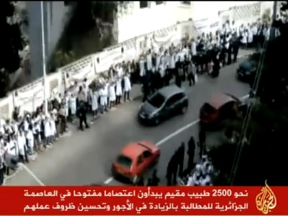 Tension sociale et politique en Algérie