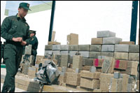 Cannabis,64 tonnes saisies par an