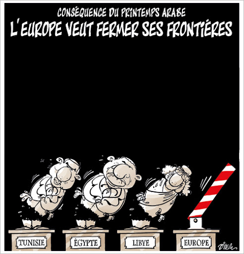 Conséquence du printemps arabe,l&rsquo;Europe veut fermer ses frontiéres