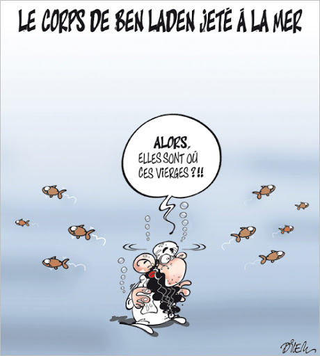 Le Corps de Ben Laden jeté à la mer