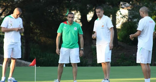 Les Verts testent le green de la Manga Club