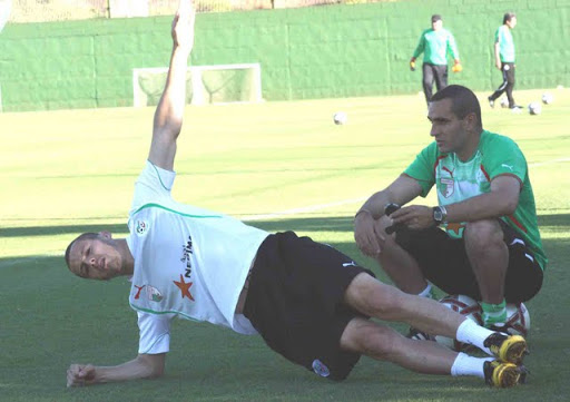 Malgré la fatigue et la blessure, Mesbah est quand même venu à l’entraînement