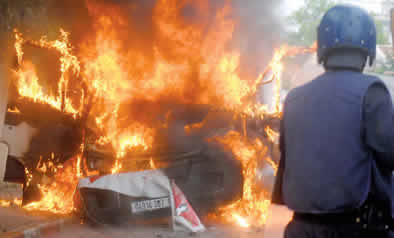 Réglement de comptes au couteau de boucher , blessures, caillassage et incendie aux alentours de la maison de la presse de Kouba,RCK-NAHD : Le football de l’apocalypse