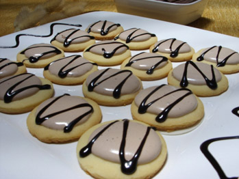 Sablés à la meringue au chocolat