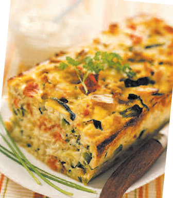 Terrine de courgettes à la menthe