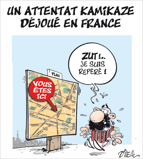 Un attentat kamikaze déjoué en France