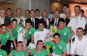 Accueil chaleureux  pour les Olympiens