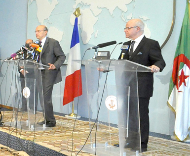 Alger et Paris enterrent les questions qui fâchent