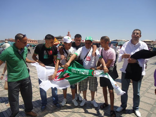Les Algériens envahissent Marrakech
