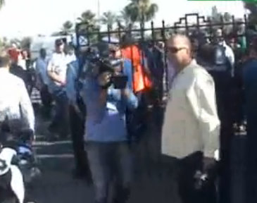 Supporters Algériens à l&rsquo;arrivée des joueurs à Marrakech