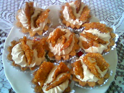 tartelettes a la nougatine