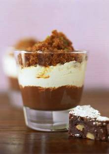 Verrines chocolat-café