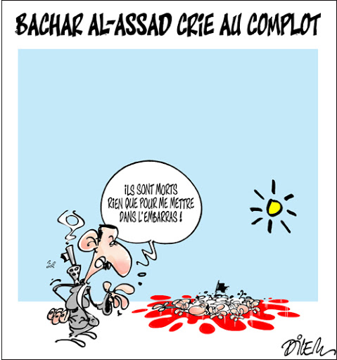 Bachar Al-Assad crie au complot