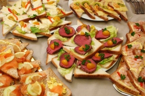 Canapés au blanc de poulet