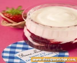 Fraises au yaourt