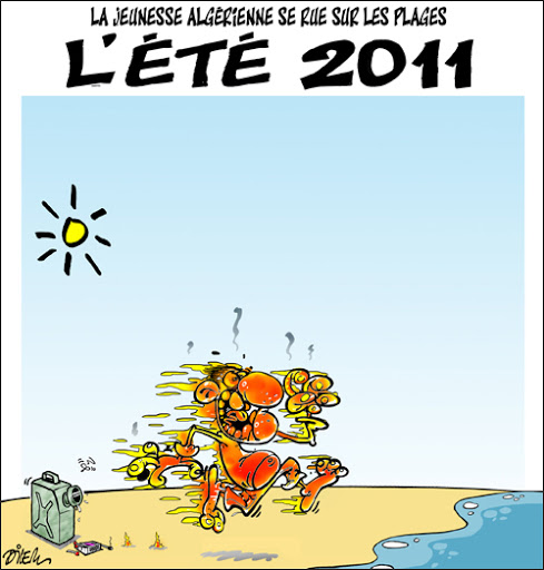 La jeunesse algérienne se rue sur les plages,l&rsquo;été 2011