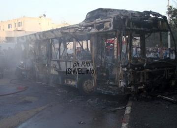 Le bus d’un non gréviste brûlé à Tizi Ouzou