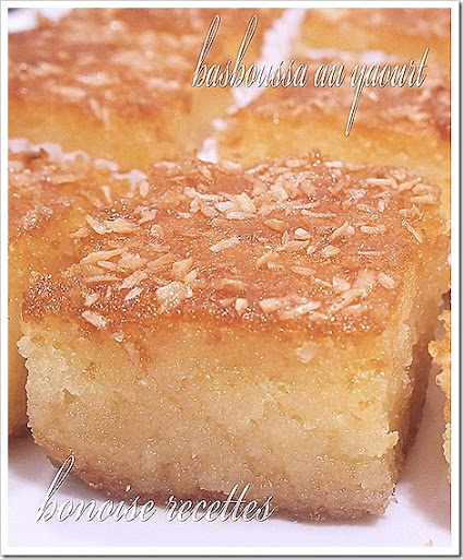 basboussa libanaise au yaourt