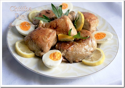 Chtitha djeje sauce blanche